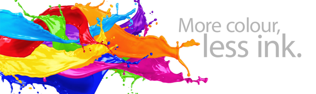 More color, less ink.